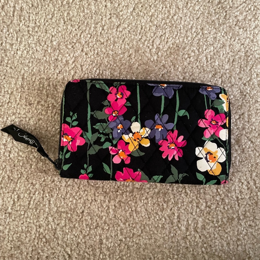 Vera Bradley Watercolor Flowers Wallet